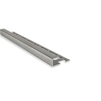 Kakellist kvadrat alu. silvermetallic 4,5mm 3m – produktbild