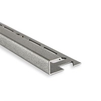 Kakellist kvadrat alu. silvermetallic 4,5mm 3m – produktbild