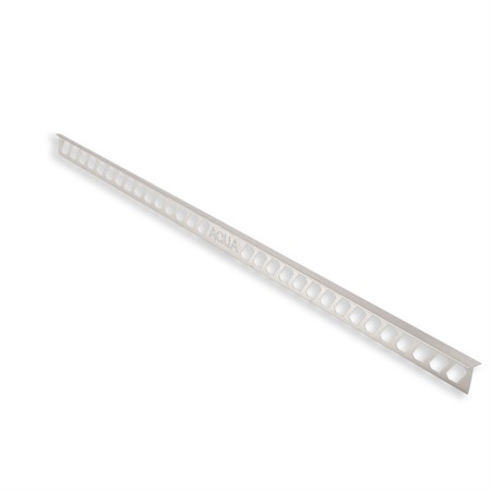 Fallist golv höger borstat rostfritt 8mm, 0,98m