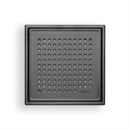 Golvsil 197x197mm, Purus Square Chess mattsvart