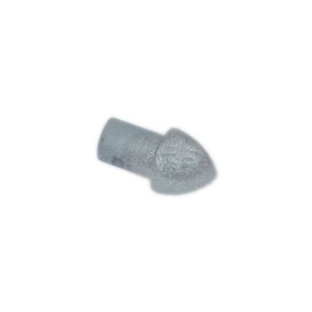 Hörndel kvartsrund alu. silvermetallic 12,5mm