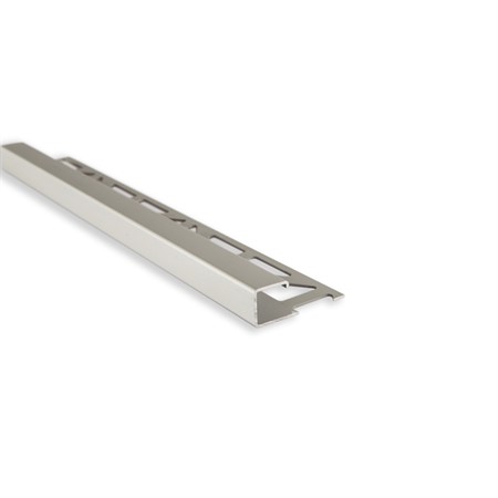 Kakellist kvadrat alu. silvereloxerad matt 14mm 2,5m