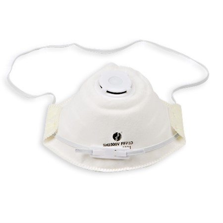 Korttidsmask FFP3D ventil frp om 10st