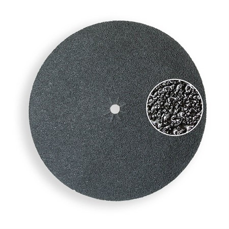 Slippapper korn 100 dubbelsidigt Ø450mm, 7585