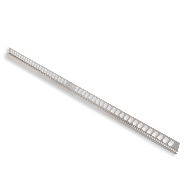 Fallist vägg höger borstat rostfritt 10mm, 1,48m – produktbild