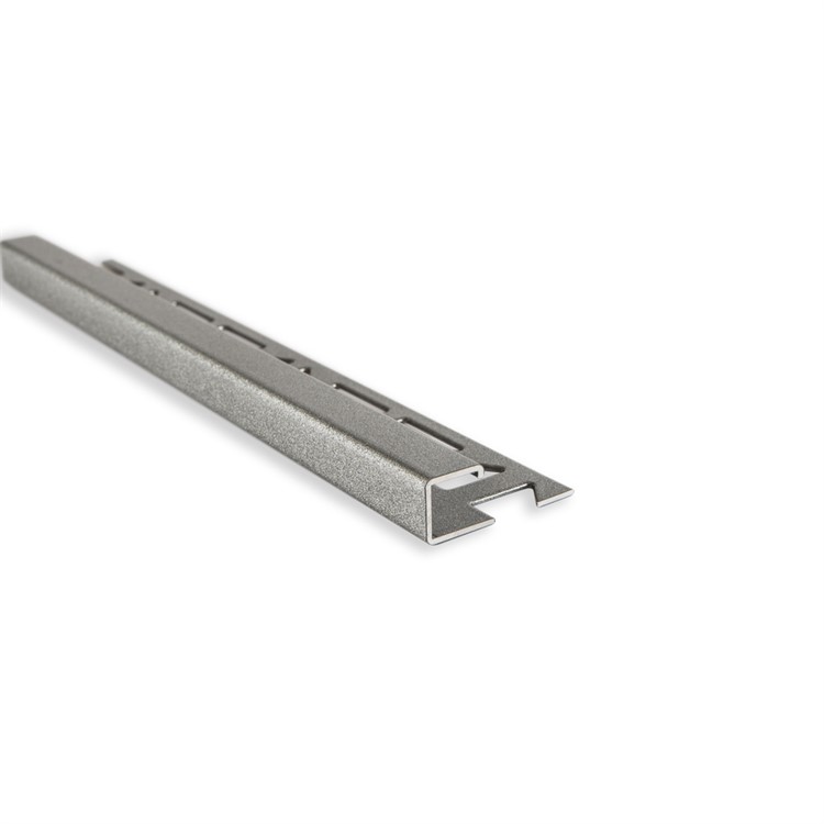 Kakellist kvadrat alu. silvermetallic 4,5mm 3m – produktbild